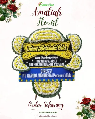 Papan Bunga Duka di Bojong