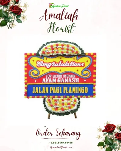 Bunga Papan Congratulation di Bojong